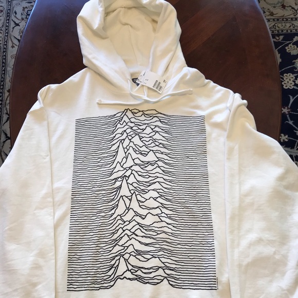 JOY DIVISION UNKNOWN PLEASURES Hoodie NWT MEDIUM - Picture 4 of 8